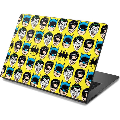 DC Comics Batman Vintage Character Pattern - Joker and Robin Dell Chromebook Skin