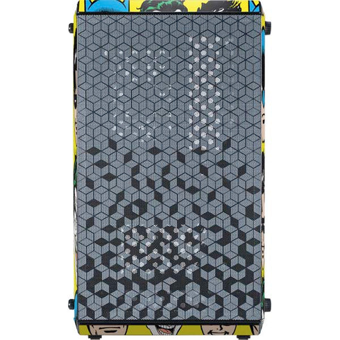 DC Comics Batman Vintage Character Pattern - Joker and Robin Cooler Master MasterBox Q300L Mini Tower Skin