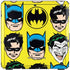 DC Comics Batman Vintage Character Pattern - Joker and Robin Cooler Master MasterBox Q300L Mini Tower Skin