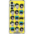 DC Comics Batman Vintage Character Pattern - Joker and Robin Galaxy A13 5G Clear Case