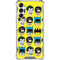 DC Comics Batman Vintage Character Pattern - Joker and Robin Galaxy A15 5G Clear Case