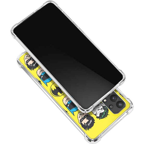 DC Comics Batman Vintage Character Pattern - Joker and Robin Galaxy A32 5G Clear Case