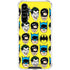 DC Comics Batman Vintage Character Pattern - Joker and Robin Galaxy A54 5G Clear Case