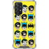 DC Comics Batman Vintage Character Pattern - Joker and Robin Galaxy A72 5G Clear Case