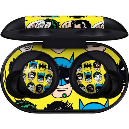 DC Comics Batman Vintage Character Pattern - Joker and Robin Galaxy Buds Skin