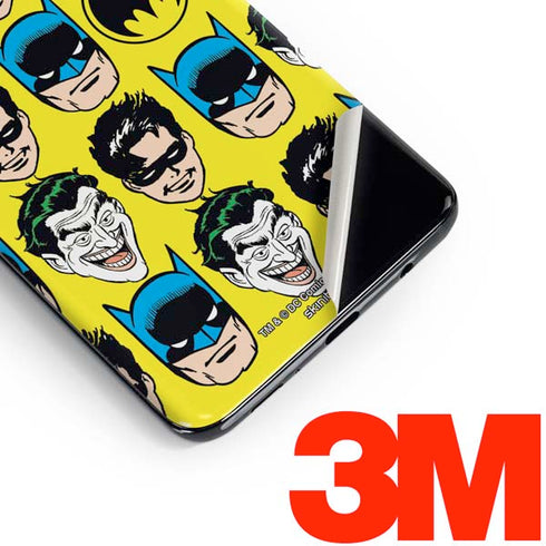 DC Comics Batman Vintage Character Pattern - Joker and Robin Galaxy S10 Plus Skin