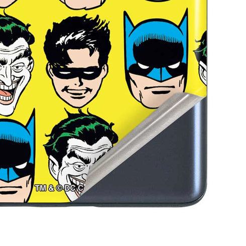DC Comics Batman Vintage Character Pattern - Joker and Robin Galaxy S20 Fan Edition Skin