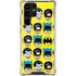 DC Comics Batman Vintage Character Pattern - Joker and Robin Galaxy S22 Ultra Clear Case