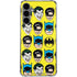DC Comics Batman Vintage Character Pattern - Joker and Robin Galaxy S24 Plus Clear Case