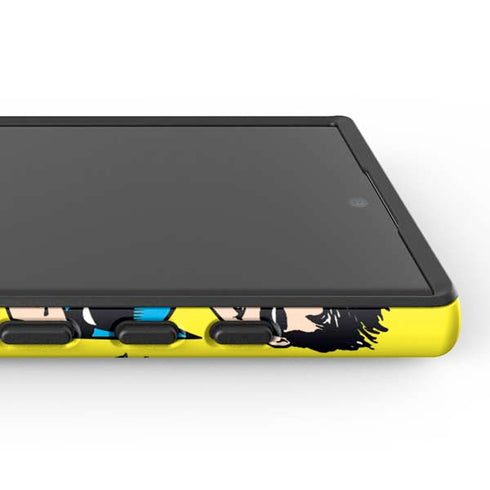 DC Comics Batman Vintage Character Pattern - Joker and Robin Galaxy S24 Ultra Impact Case