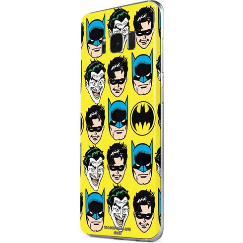 DC Comics Batman Vintage Character Pattern - Joker and Robin Galaxy S8 Plus Skin