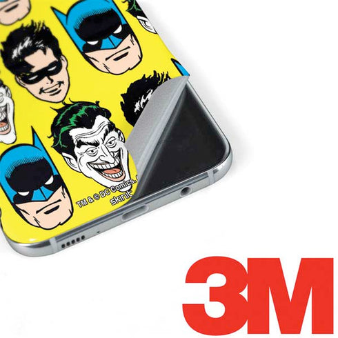 DC Comics Batman Vintage Character Pattern - Joker and Robin Galaxy S8 Plus Skin