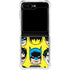 DC Comics Batman Vintage Character Pattern - Joker and Robin Galaxy Z Flip5 5G Clear Case