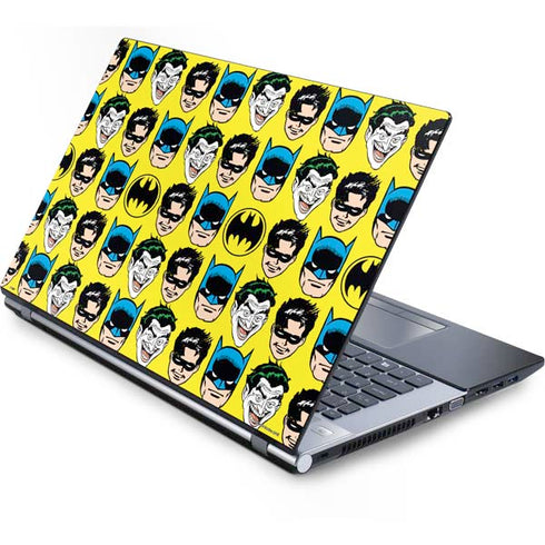 DC Comics Batman Vintage Character Pattern - Joker and Robin Generic Laptop Skin
