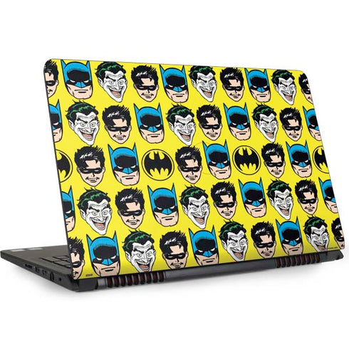 DC Comics Batman Vintage Character Pattern - Joker and Robin Dell Inspiron Skin