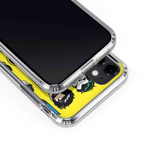 DC Comics Batman Vintage Character Pattern - Joker and Robin iPhone 11 Clear Case