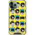 DC Comics Batman Vintage Character Pattern - Joker and Robin iPhone 11 Pro Max Clear Case