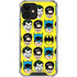 DC Comics Batman Vintage Character Pattern - Joker and Robin iPhone 12 Clear Case