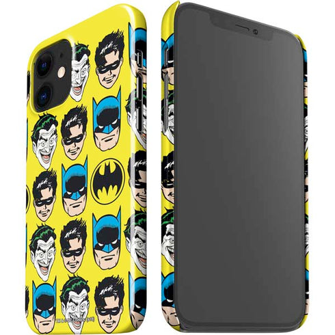 DC Comics Batman Vintage Character Pattern - Joker and Robin iPhone 12 Mini Lite Case