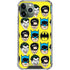 DC Comics Batman Vintage Character Pattern - Joker and Robin iPhone 12 Pro Clear Case