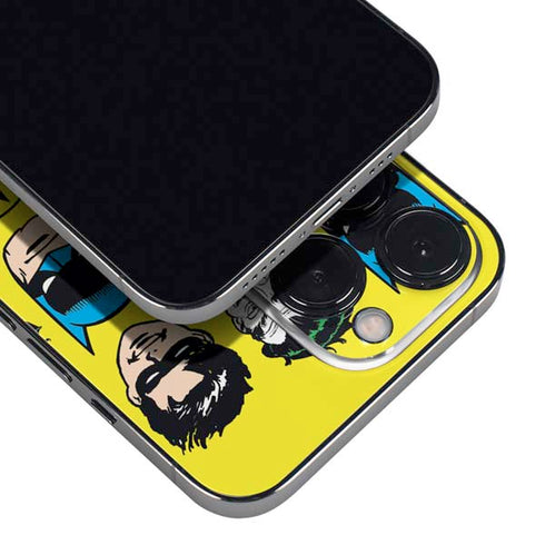 DC Comics Batman Vintage Character Pattern - Joker and Robin iPhone 13 Pro Skin