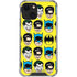 DC Comics Batman Vintage Character Pattern - Joker and Robin iPhone 14 Clear Case