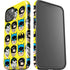 DC Comics Batman Vintage Character Pattern - Joker and Robin iPhone 14 Plus Impact Case