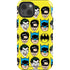 DC Comics Batman Vintage Character Pattern - Joker and Robin iPhone 15 Impact Case
