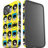 DC Comics Batman Vintage Character Pattern - Joker and Robin iPhone 15 Impact Case