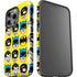 DC Comics Batman Vintage Character Pattern - Joker and Robin iPhone 14 Pro Impact Case
