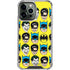 DC Comics Batman Vintage Character Pattern - Joker and Robin iPhone 14 Pro Max Clear Case