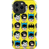 DC Comics Batman Vintage Character Pattern - Joker and Robin iPhone 15 Pro Max Impact Case