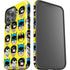 DC Comics Batman Vintage Character Pattern - Joker and Robin iPhone 14 Pro Max Impact Case