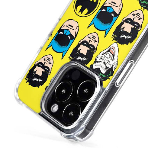 DC Comics Batman Vintage Character Pattern - Joker and Robin iPhone 15 Pro Max MagSafe Case