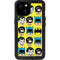DC Comics Batman Vintage Character Pattern - Joker and Robin iPhone 15 Plus Waterproof Case