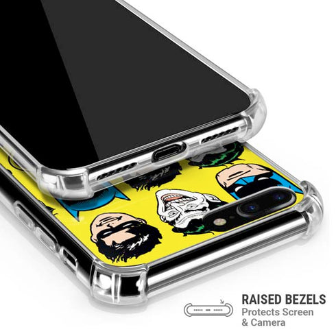 DC Comics Batman Vintage Character Pattern - Joker and Robin iPhone 7/8 Plus Clear Case