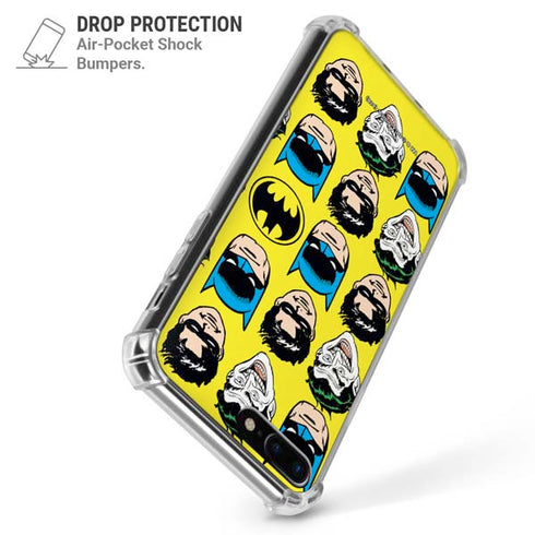 DC Comics Batman Vintage Character Pattern - Joker and Robin iPhone 7/8 Plus Clear Case