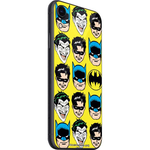 DC Comics Batman Vintage Character Pattern - Joker and Robin iPhone SE (2nd & 3rd Gen) Skin