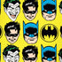 DC Comics Batman Vintage Character Pattern - Joker and Robin iPhone XS Max Skin