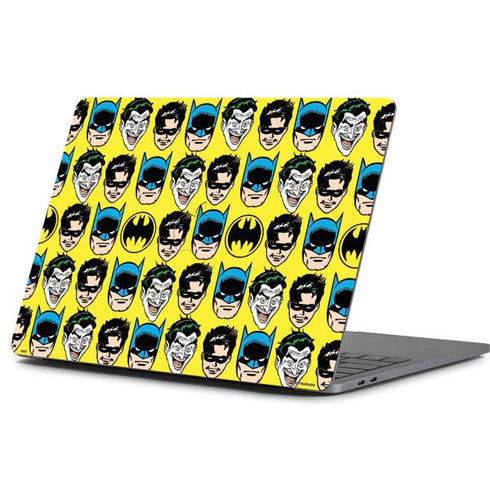DC Comics Batman Vintage Character Pattern - Joker and Robin Apple MacBook Pro 13-inch Skin
