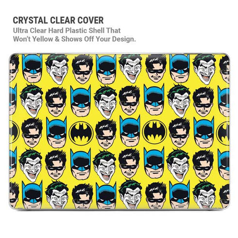 DC Comics Batman Vintage Character Pattern - Joker and Robin MacBook Pro 13in (2020) Case plus Skin