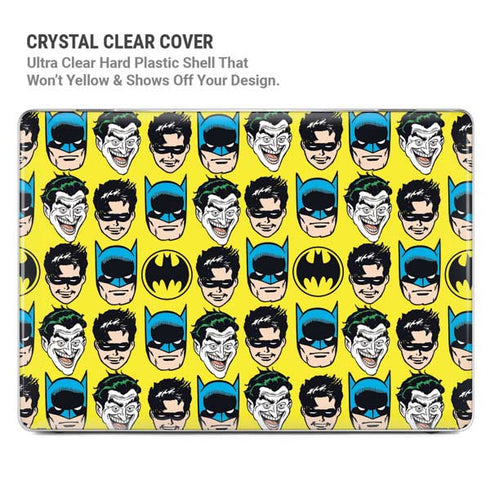DC Comics Batman Vintage Character Pattern - Joker and Robin MacBook Pro 15in (2016-19) Case plus Skin