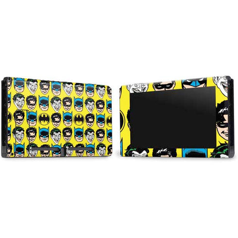 DC Comics Batman Vintage Character Pattern - Joker and Robin Nintendo Switch Bundle Skin