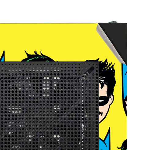 DC Comics Batman Vintage Character Pattern - Joker and Robin NZXT H510 Compact ATX Mid-Tower Case Skin