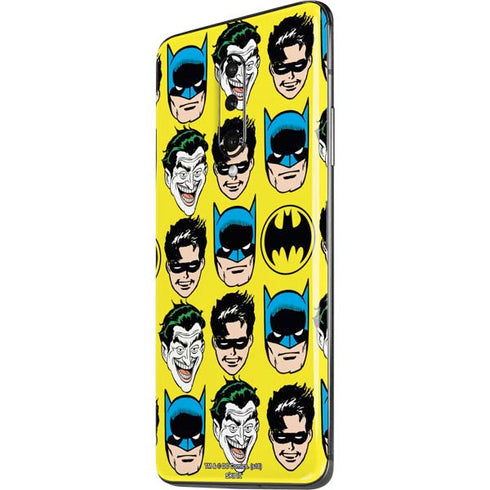 DC Comics Batman Vintage Character Pattern - Joker and Robin OnePlus 7 Pro Skin
