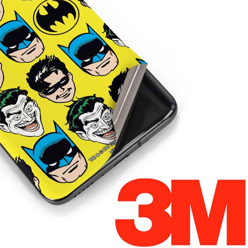 DC Comics Batman Vintage Character Pattern - Joker and Robin OnePlus 7 Pro Skin