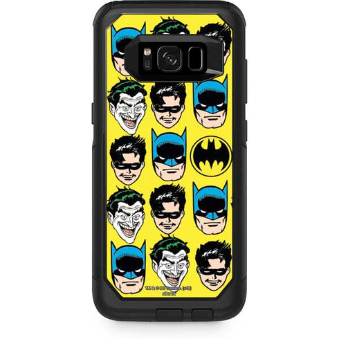 DC Comics Batman Vintage Character Pattern - Joker and Robin Otterbox Commuter Galaxy Skin
