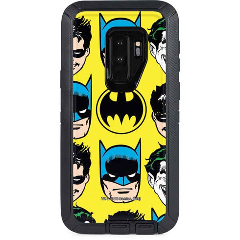 DC Comics Batman Vintage Character Pattern - Joker and Robin Otterbox Defender Galaxy Skin