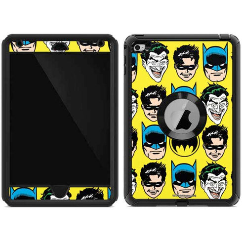 DC Comics Batman Vintage Character Pattern - Joker and Robin Otterbox Defender iPad Skin