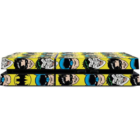 DC Comics Batman Vintage Character Pattern - Joker and Robin PS4 Console Skin